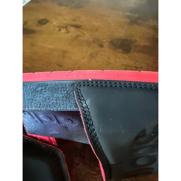 Adidas Womens Black & Pink Adjustable Sandals With Velcro Straps Size 7 - Picture 11 of 16